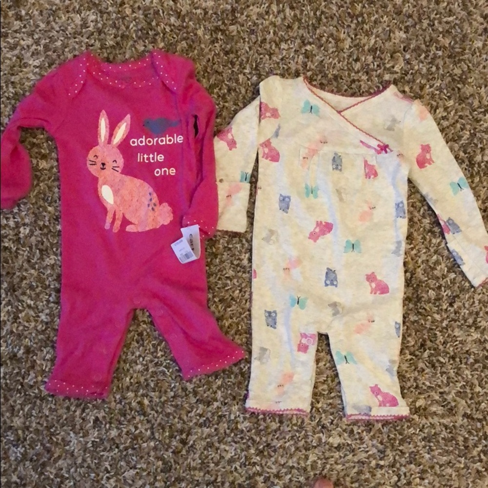 Newborn Carter onesie two-pack